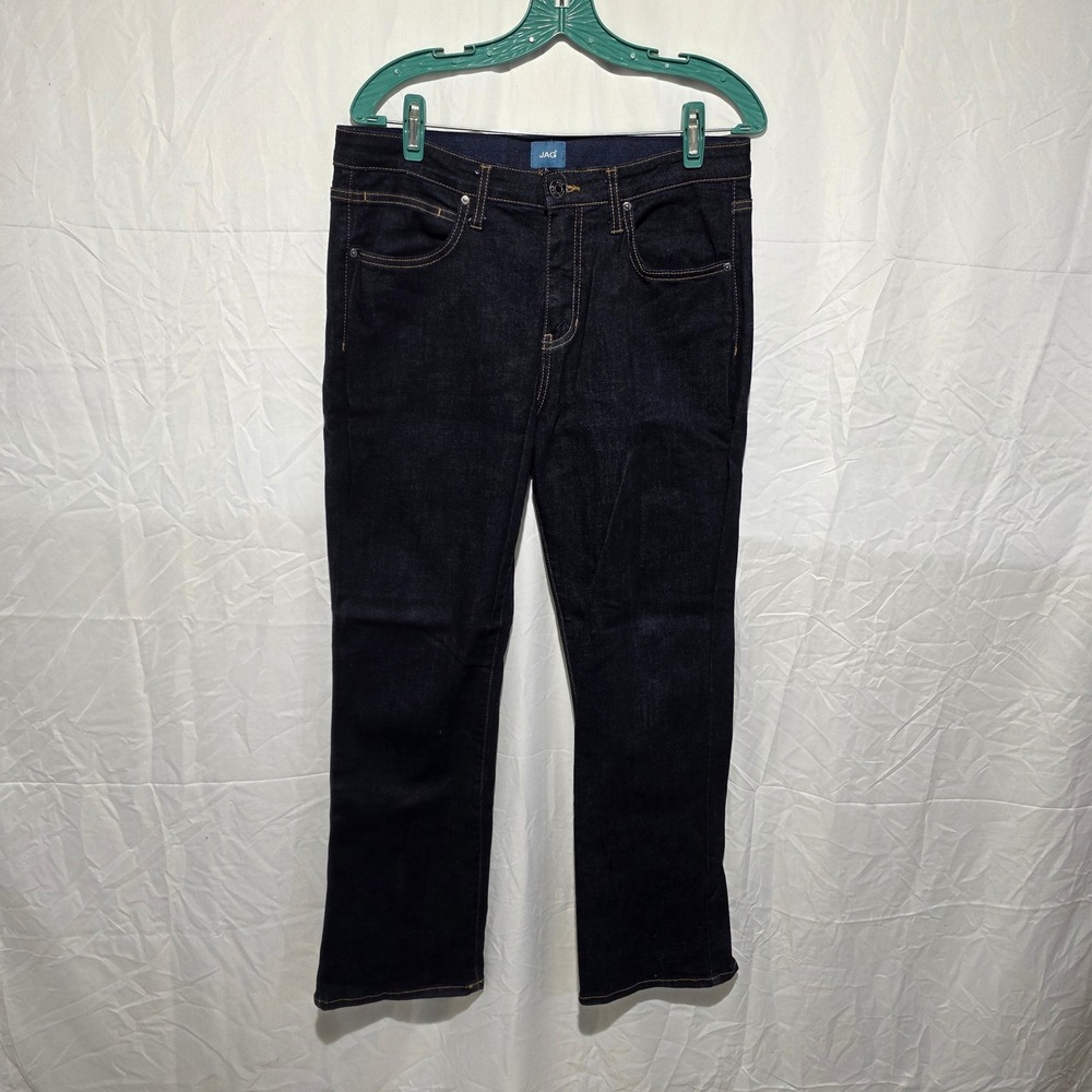 Jag Jeans Eloise Bootcut Dark Wash Indigo Pull On Denim Jeans 12P JP2869SDK432